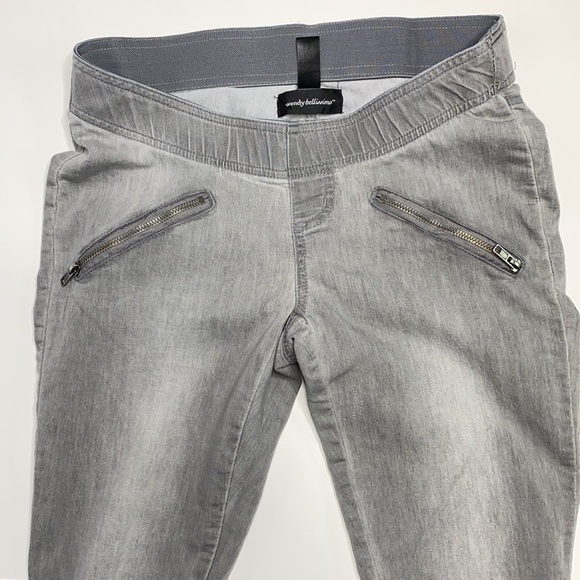 Wendy Bellissimo Gray Maternity Skinny Pants - Picture 3 of 15